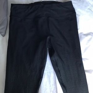 Black ombré leggings